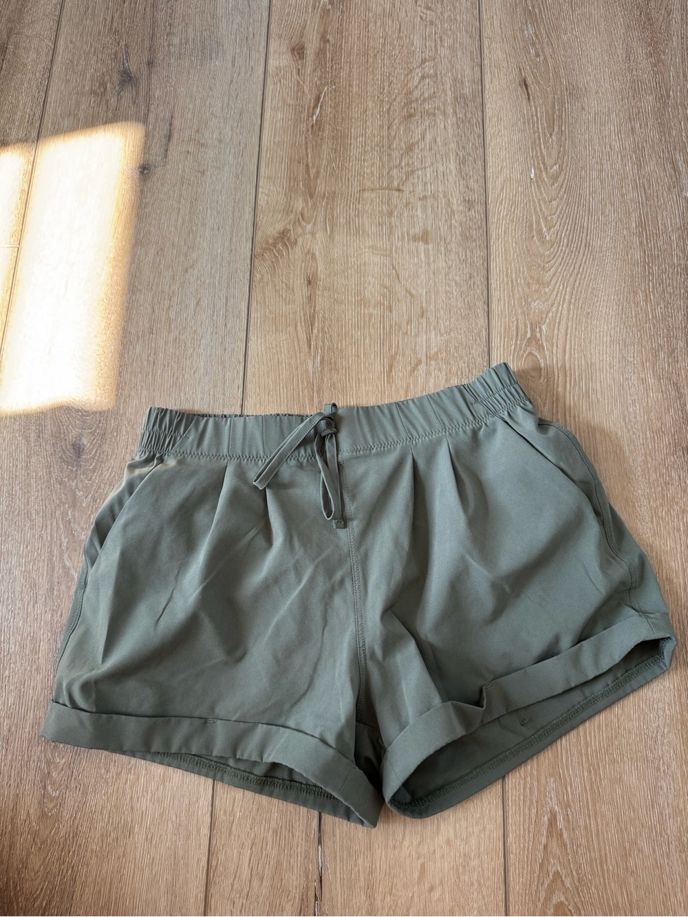 Zyia Active Olive Green Summer Shorts Womens XS